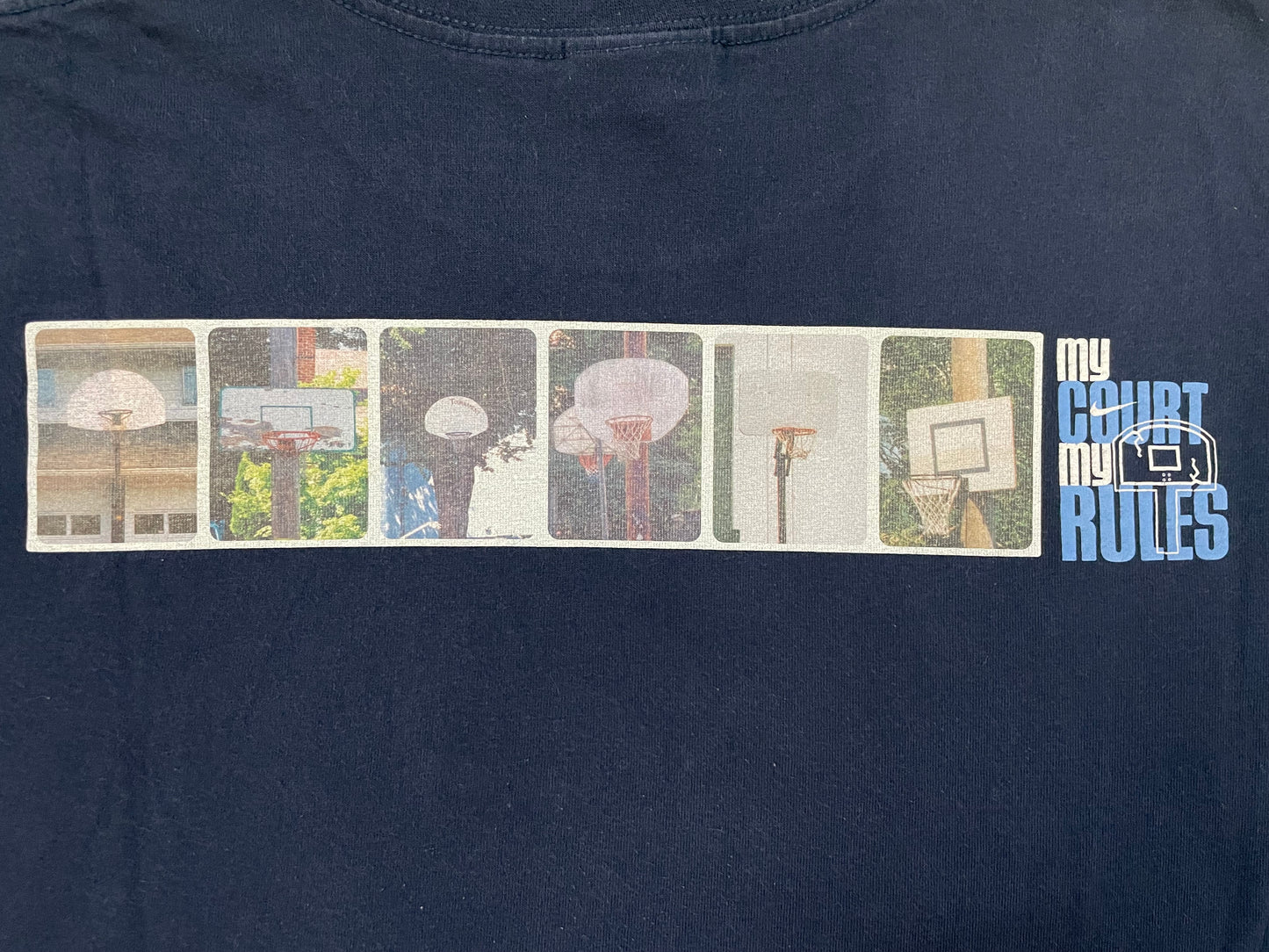 Vintage 2000s Nike my court my rules tee