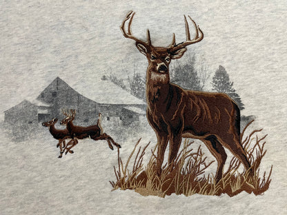Vintage Deer nature crewneck
