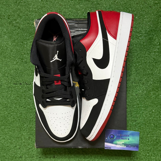 Jordan 1 Low Black Toe