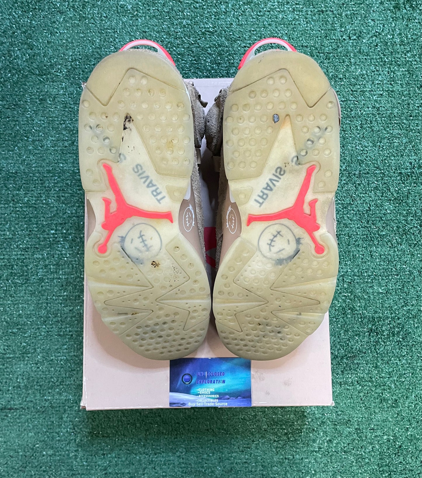 Air Jordan 6 Travis Scott British khaki size 10.5men/12women