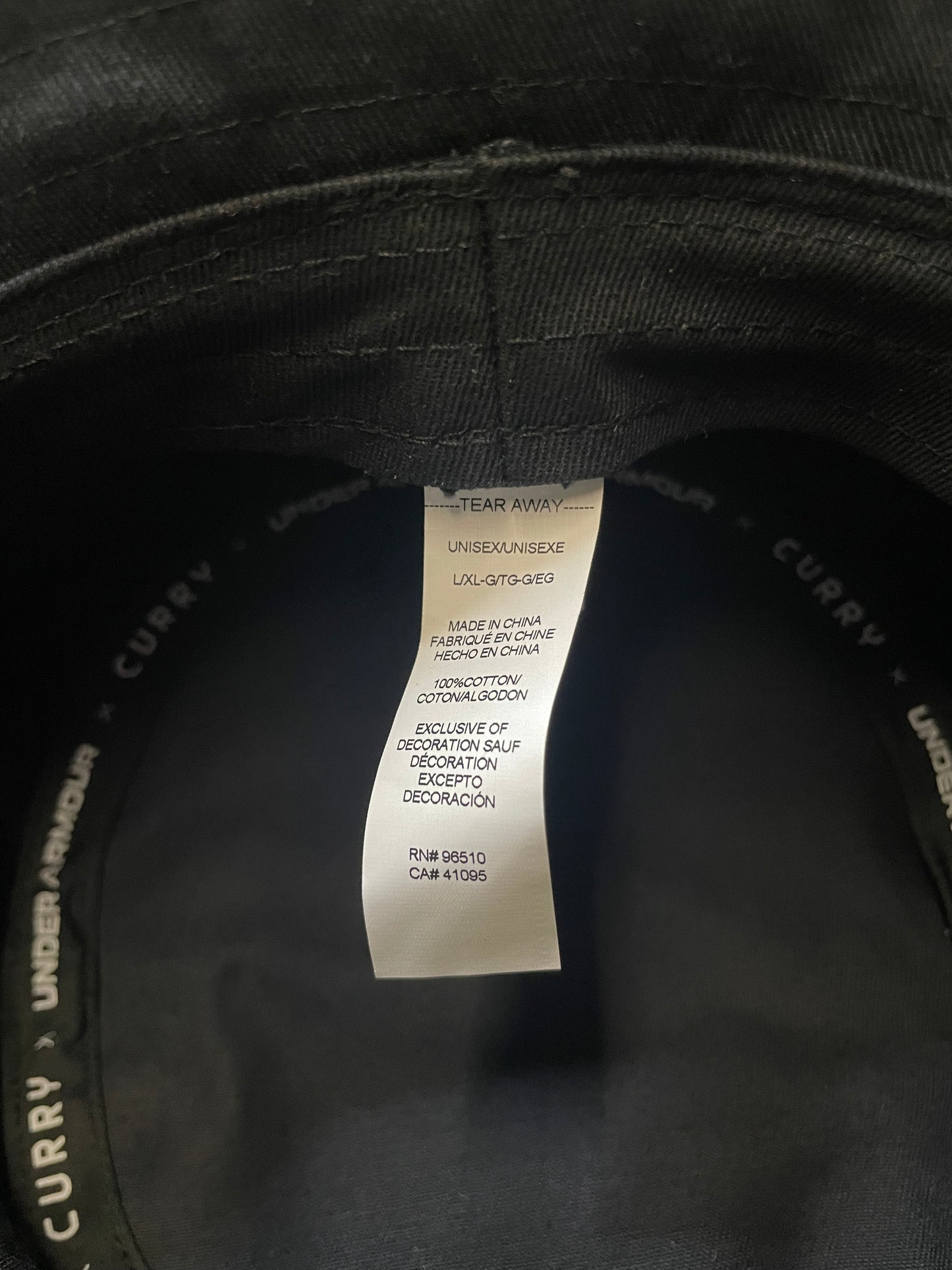 Under Armour curry bucket hat