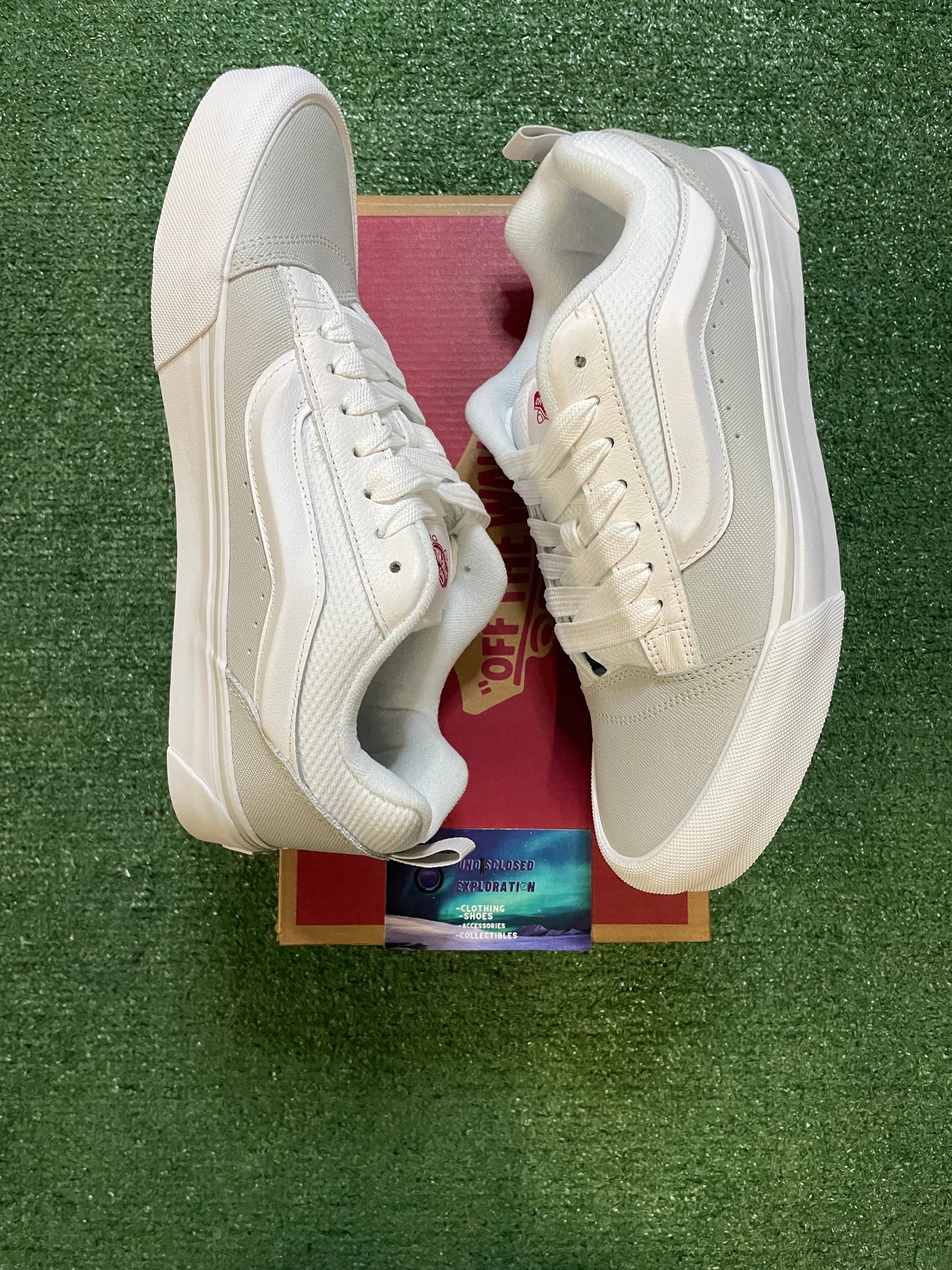 Vans Knu Old Skool skate white/red