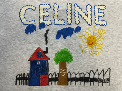 Celine pale multicolor tee