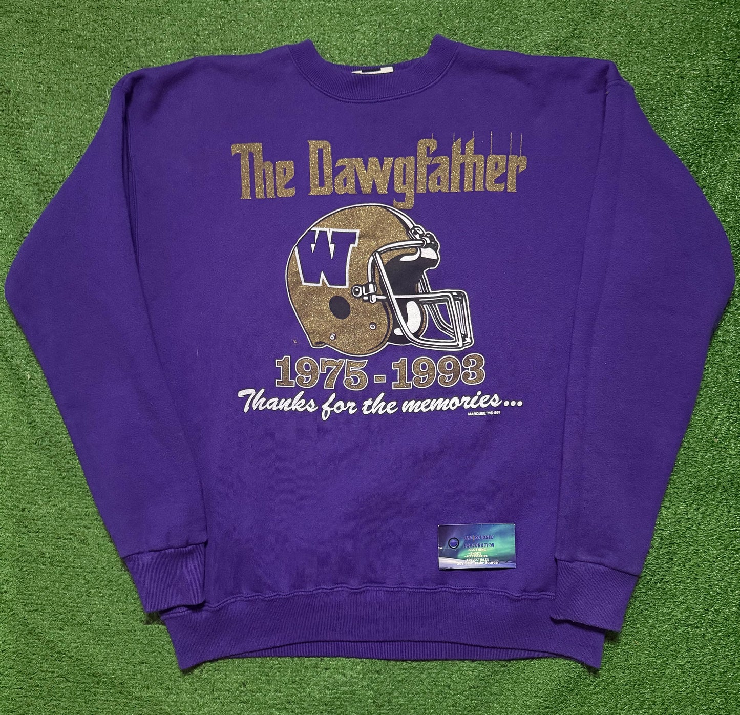 Vintage Washington Huskies The Dawgfather Crewneck
