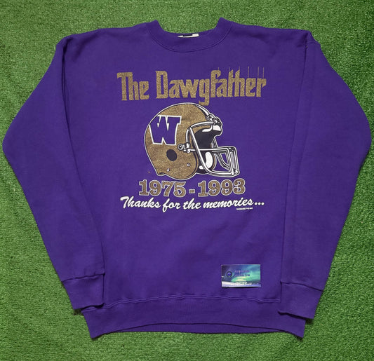 Vintage Washington Huskies The Dawgfather Crewneck