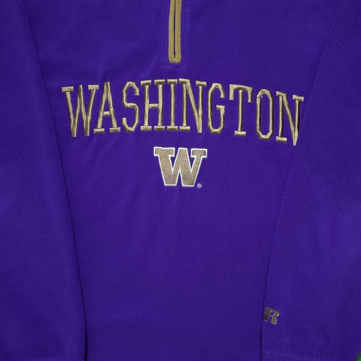 Vintage Washington Huskies Quarter Zip Russell