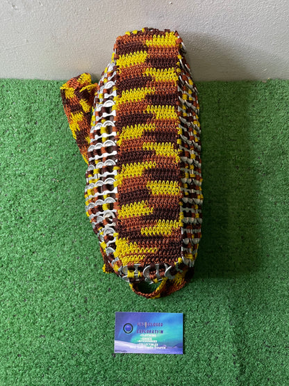 Vintage handmade crochet purse