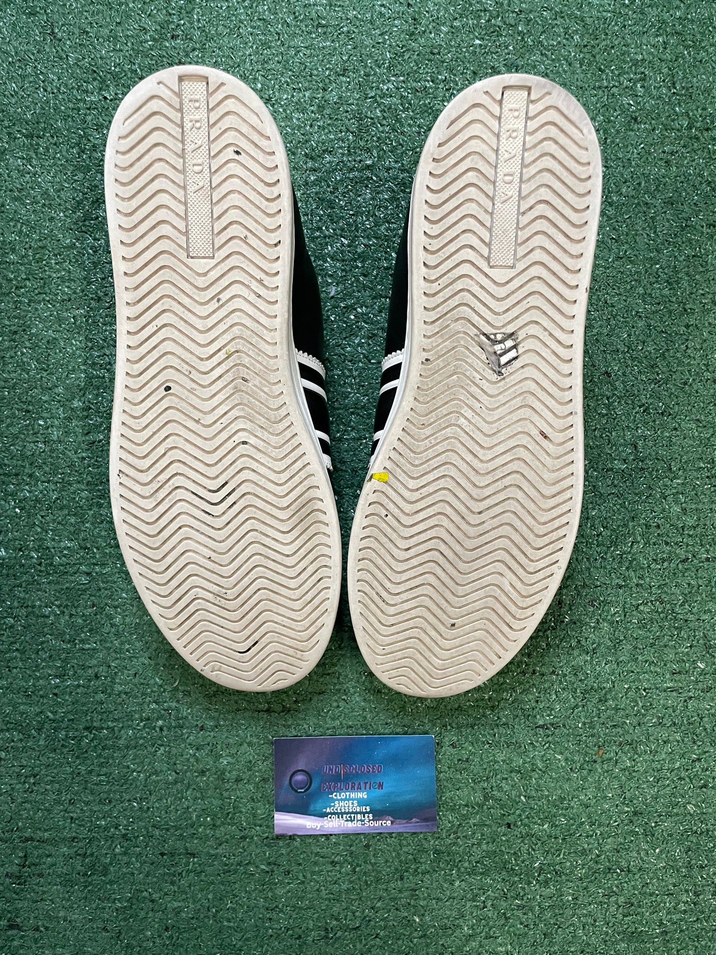 Prada downtown black and white size 9.5men/11women