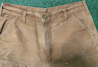 Carhartt double knees  tan pants