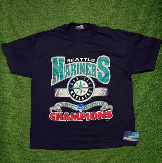 Vintage Seattle Mariners Shirt Western Division Champs