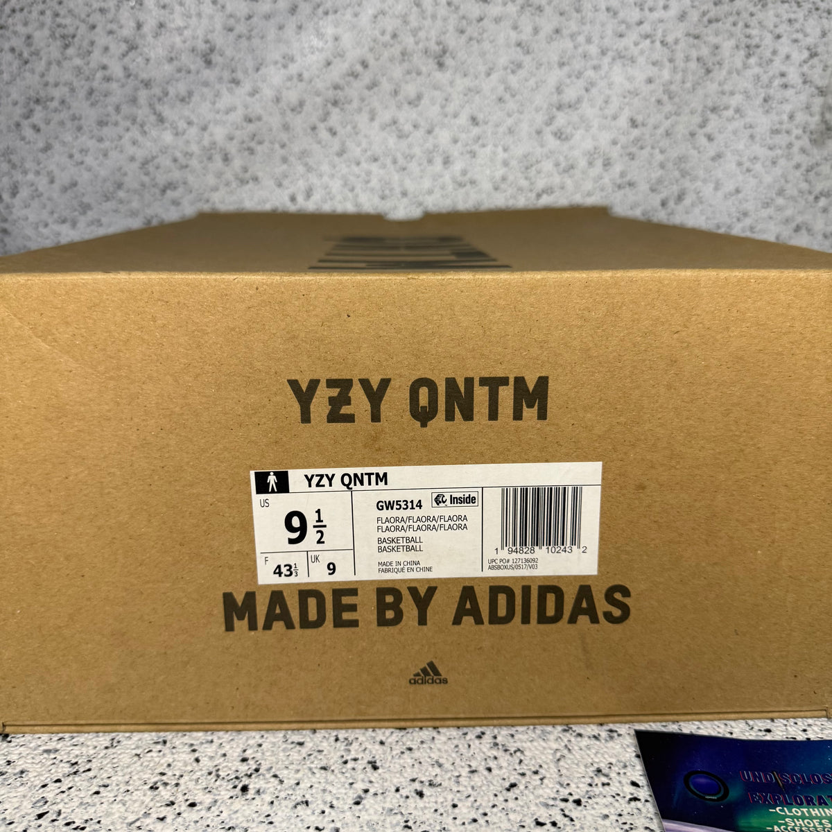 Adidas Yeezy QNTM Flash Orange 9.5 Men “Preowned”