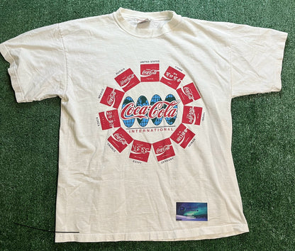 Vintage 1991 Coca Cola international tee