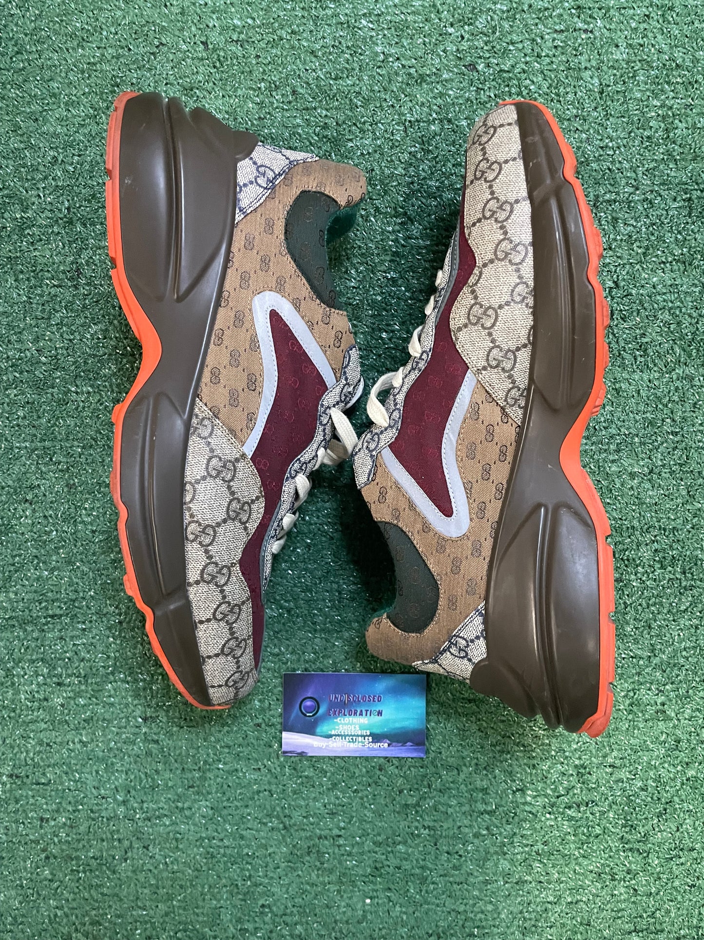 Gucci rhyton brick red size 11men/12.5women
