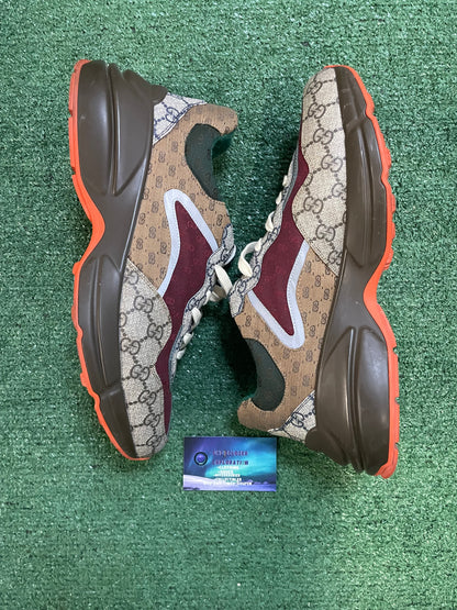 Gucci rhyton brick red size 11men/12.5women