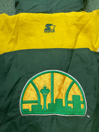 Vintage 1990s Seattle SuperSonics starter jacket