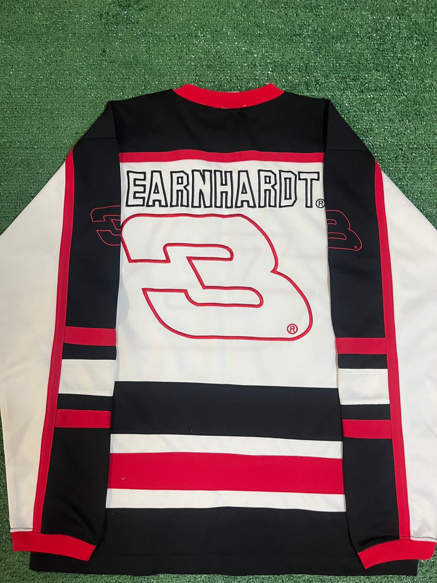 Vintage 1990s Dale Earnhardt #3 hockey jersey