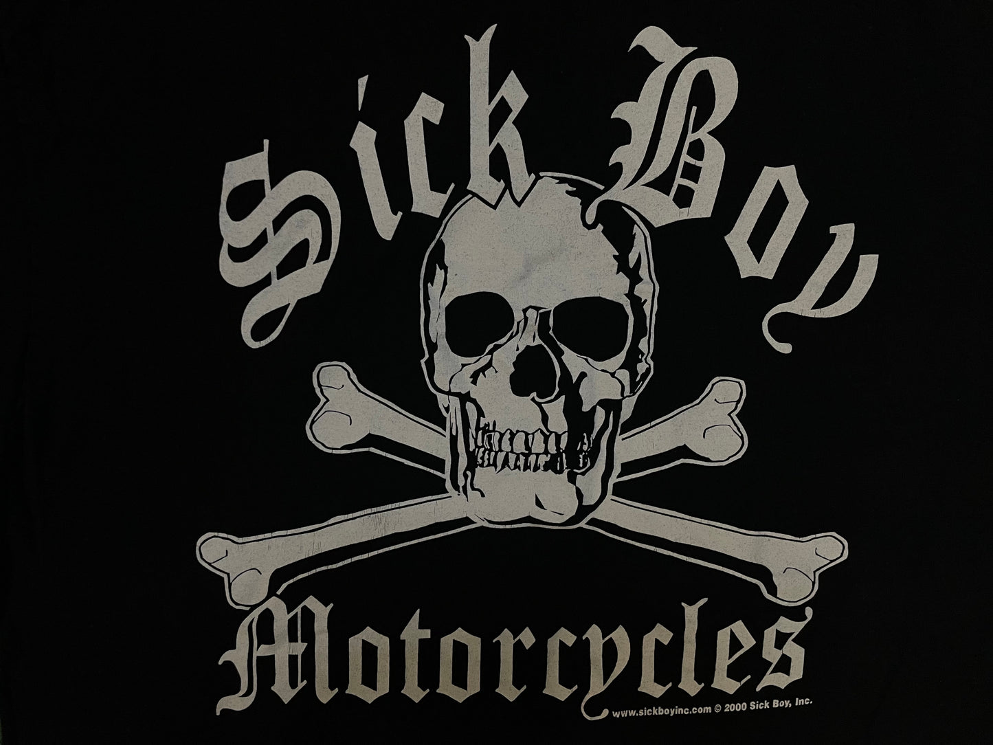 Vintage 2000s sick boy motorcycles tee