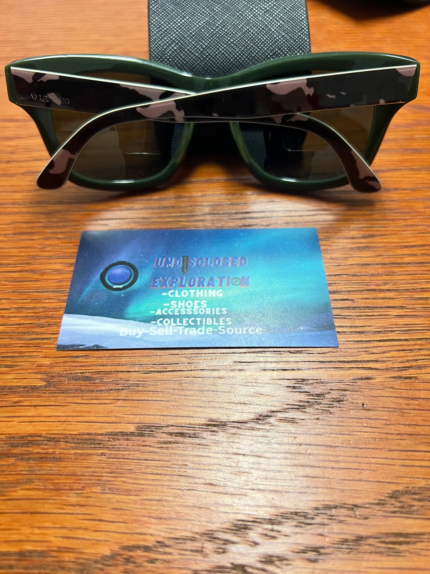 Valentino camo studded sunglasses