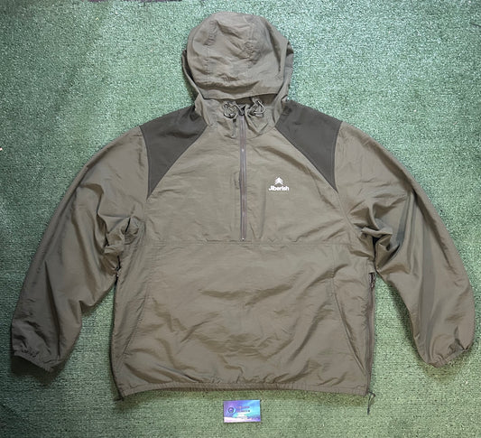 Jiberish olive green anorak jacket