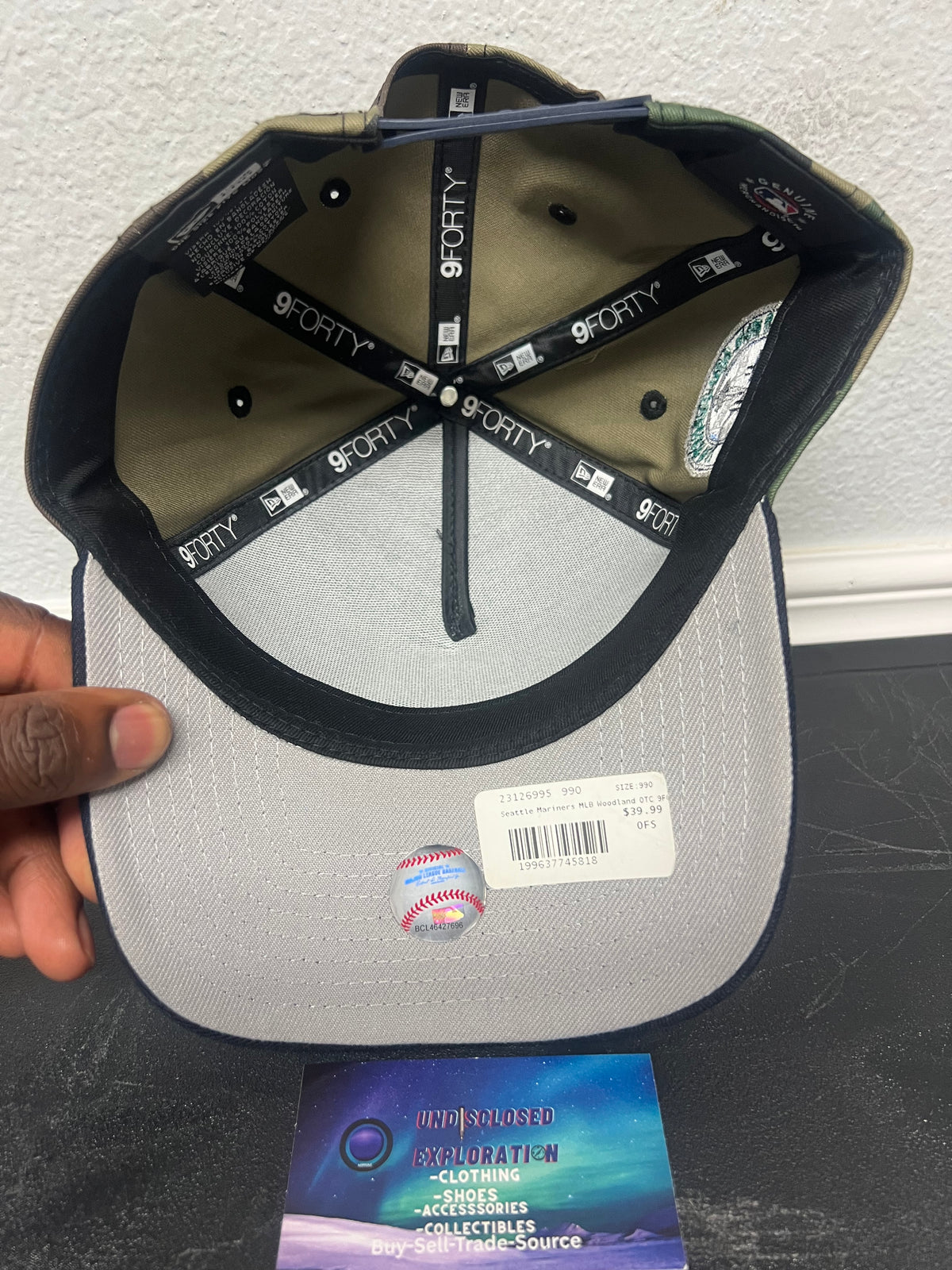 Seattle Mariners camo 30th anniversary new era hat