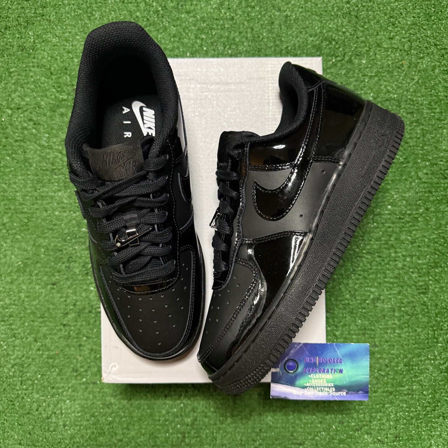 Nike Air Force 1 Patent Black