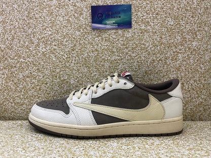 Jordan 1 Low Travis Scott Reverse Mocha “Preowned” Size 10.5 Men