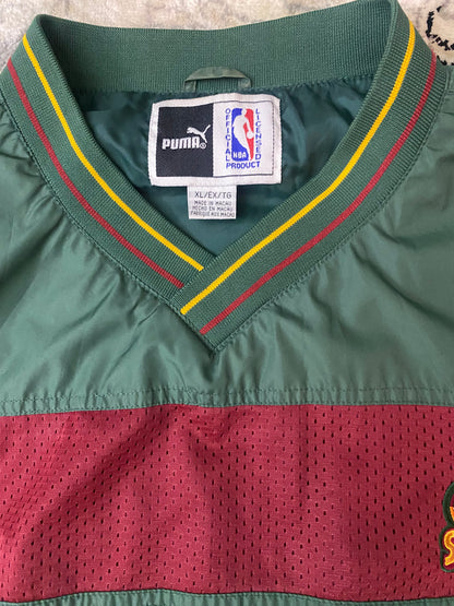 Vintage Seattle SuperSonics Puma Pullover