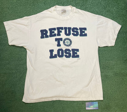 Vintage 1990s Seattle Mariners refuse to lose tee