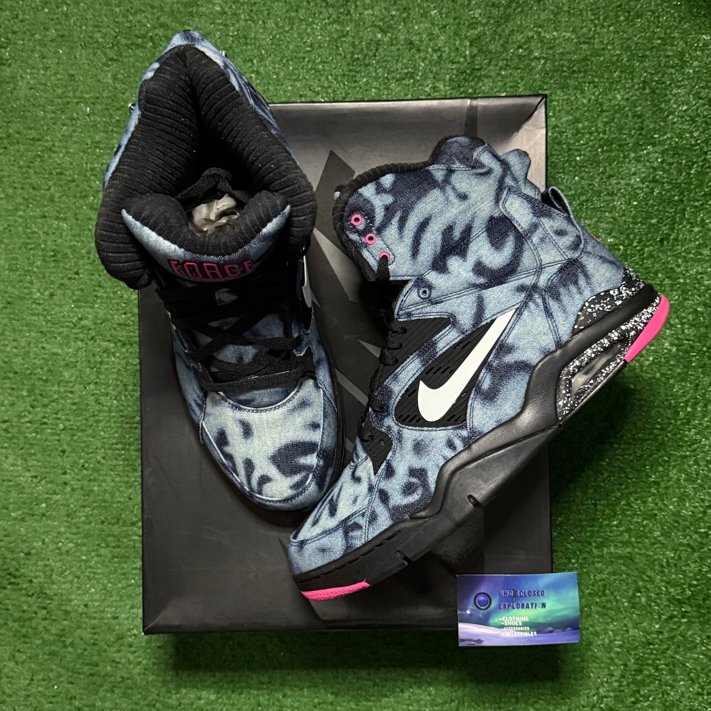 Nike Air Command Force Bleached Denim 12 Men/13.5 Women “Preowned”