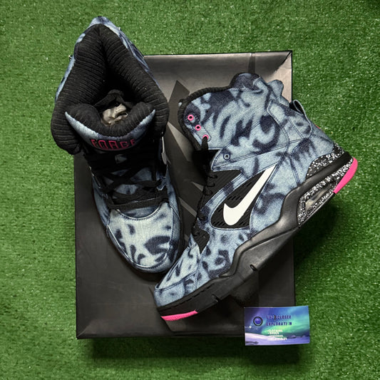 Nike Air Command Force Bleached Denim 12 Men/13.5 Women “Preowned”
