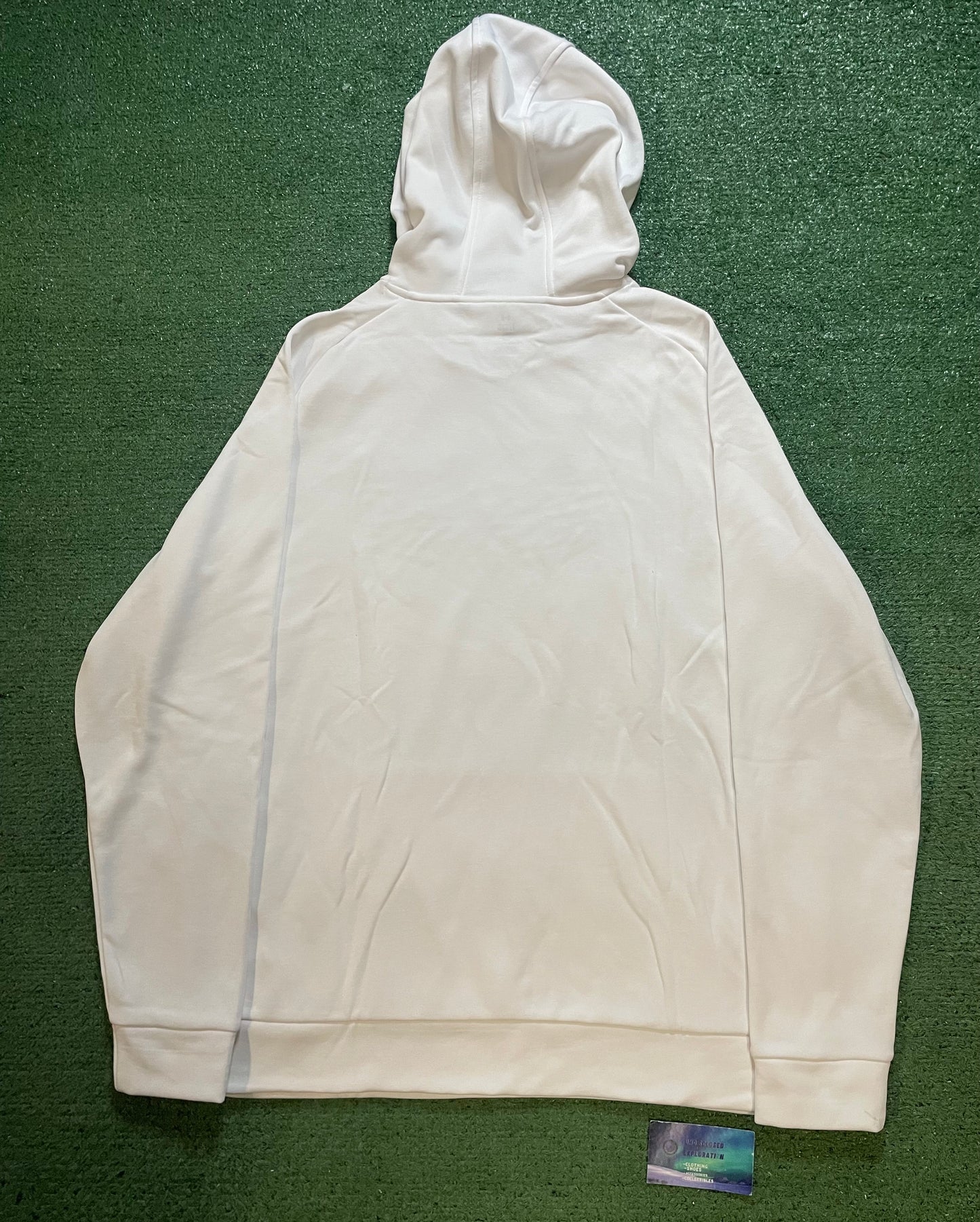 Under Armour Big logo blue and white hoodie