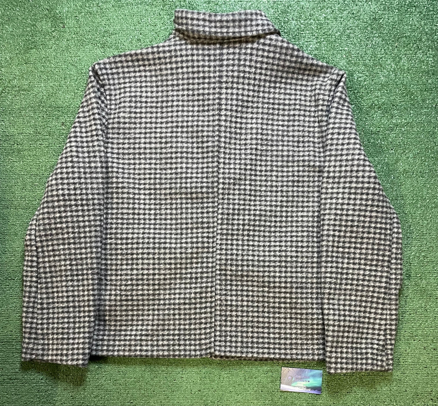 H&M Felted zip black and grey jacket
