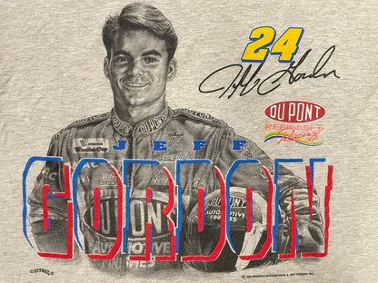 Vintage 1990s Jeff Gordon nascar portrait tee