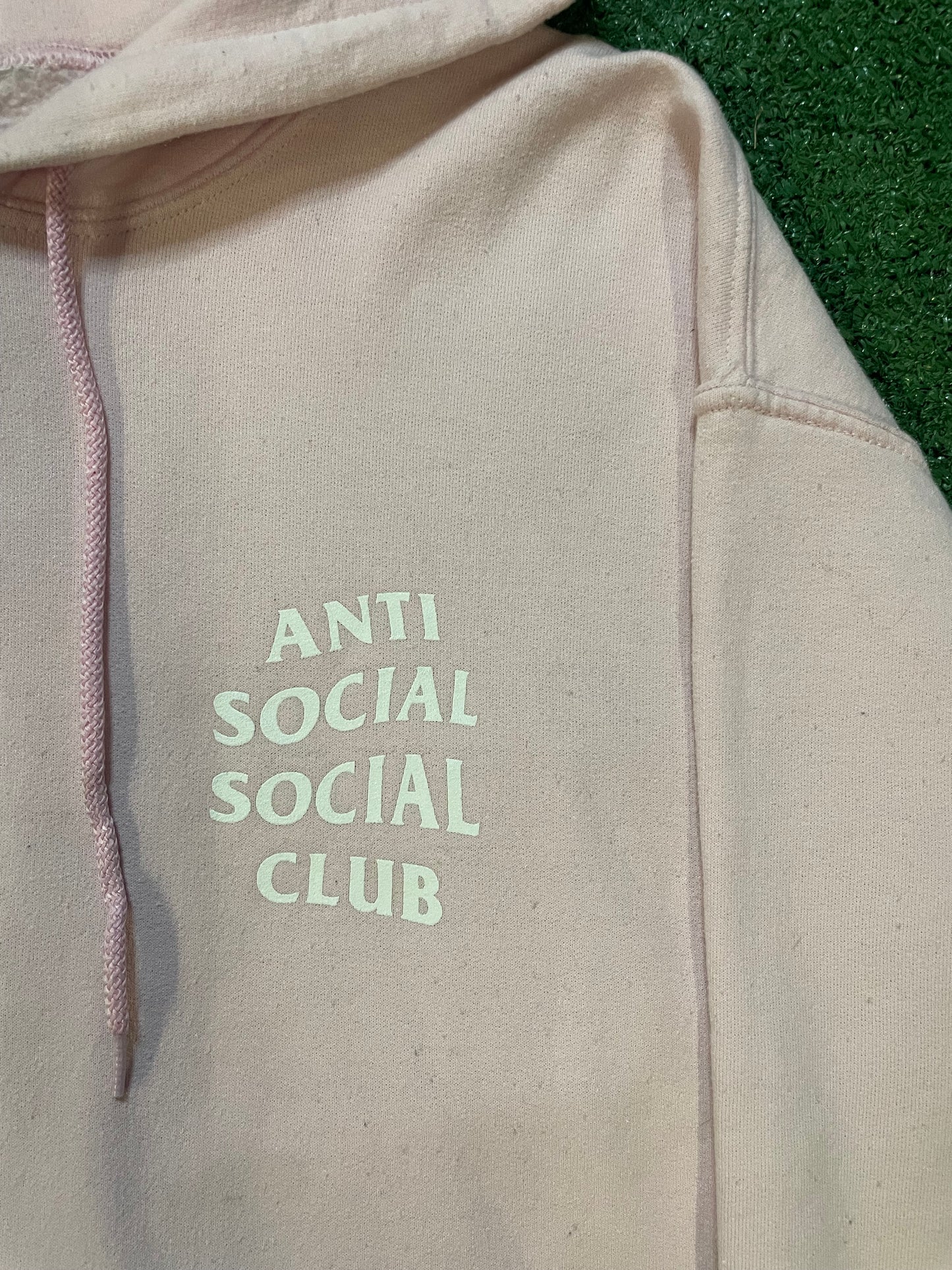 Anti Social Social Club pink hoodie