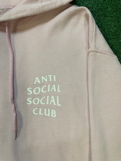 Anti Social Social Club pink hoodie