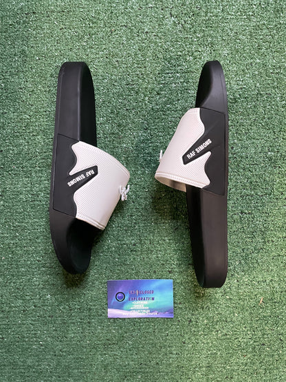 Raf Simons black and white astra slides