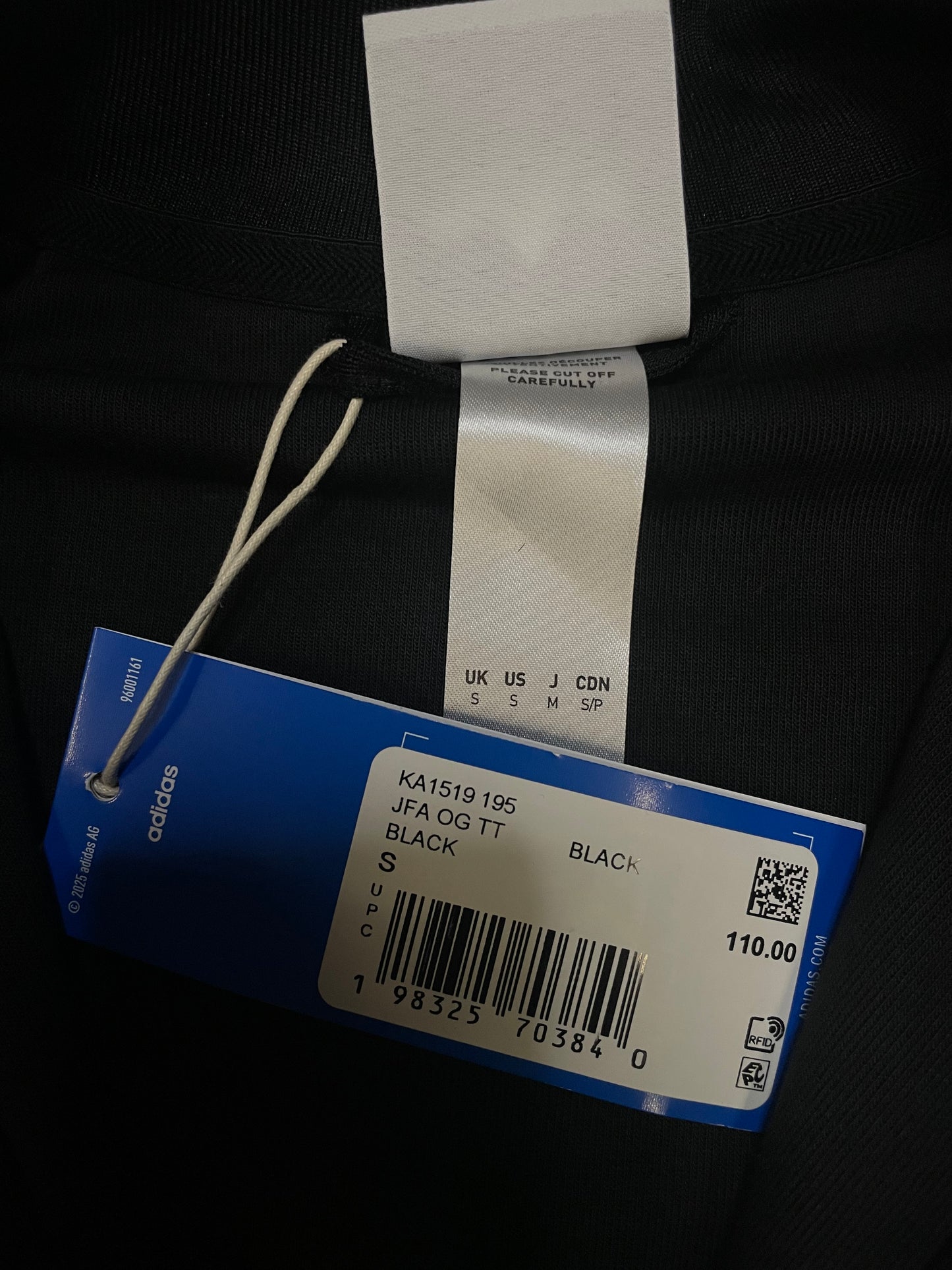 Adidas football team track jacket