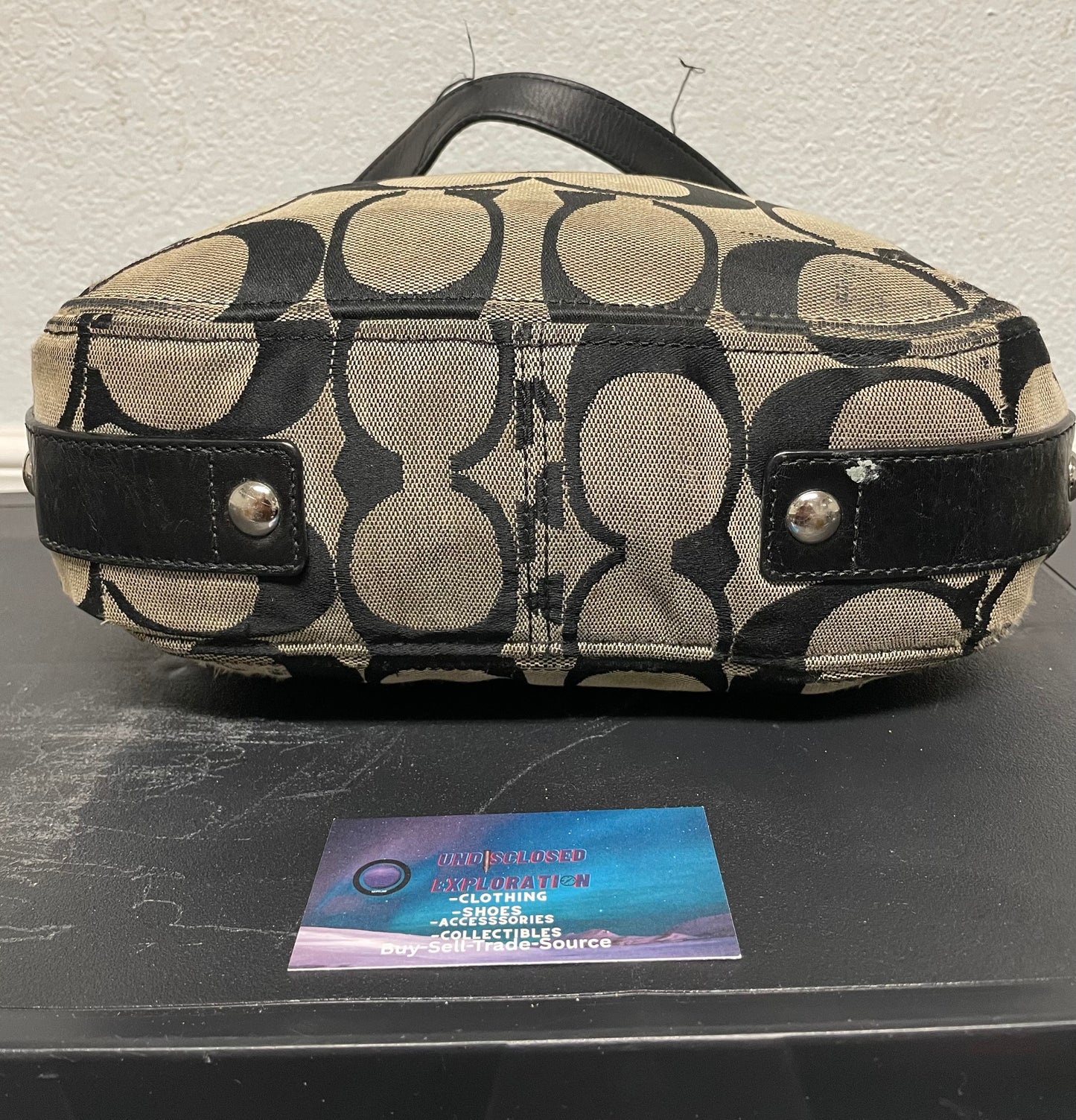 Vintage COACH Zoe hobo handbag