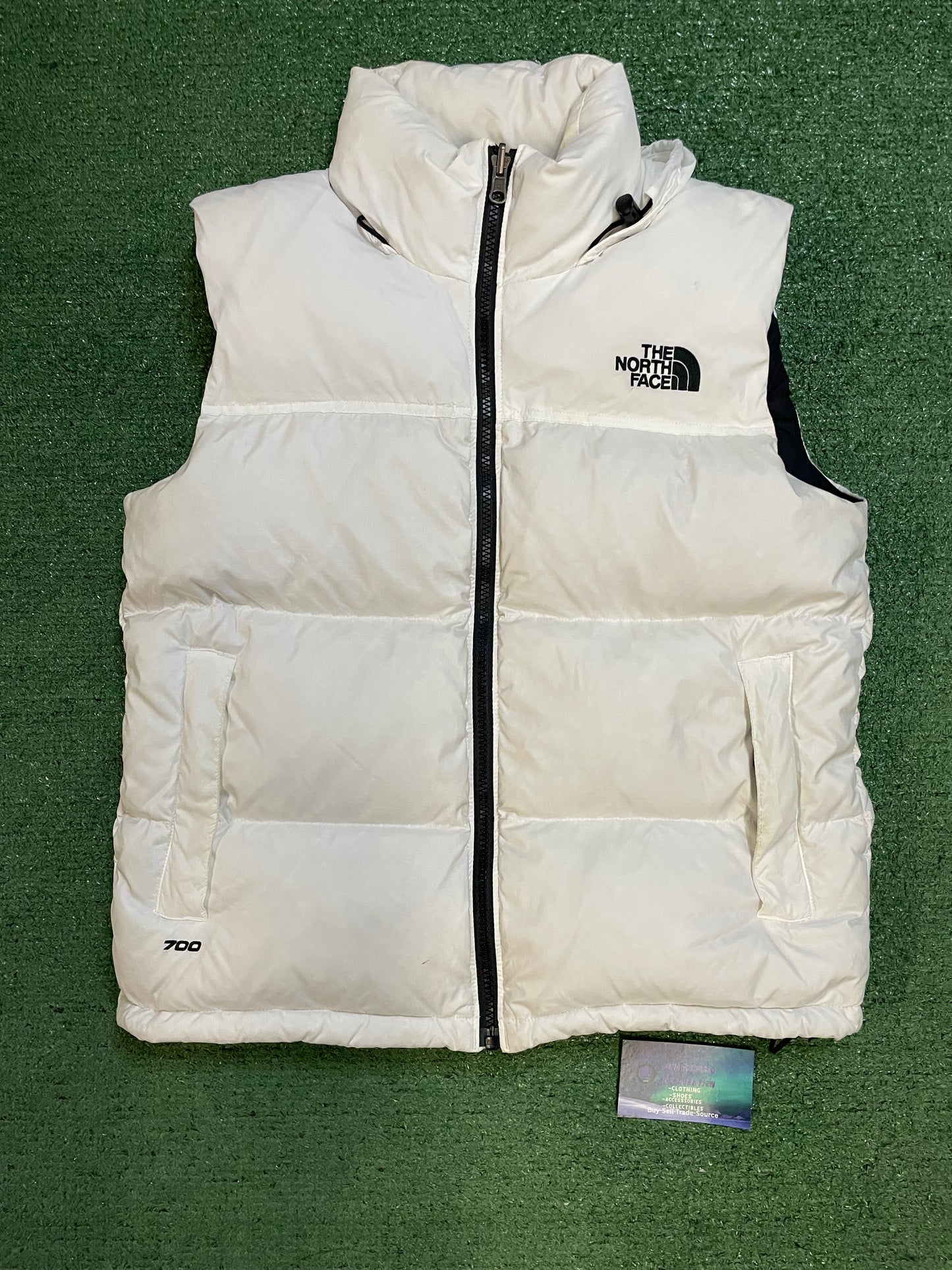 The North Face Nuptse 700 white vest
