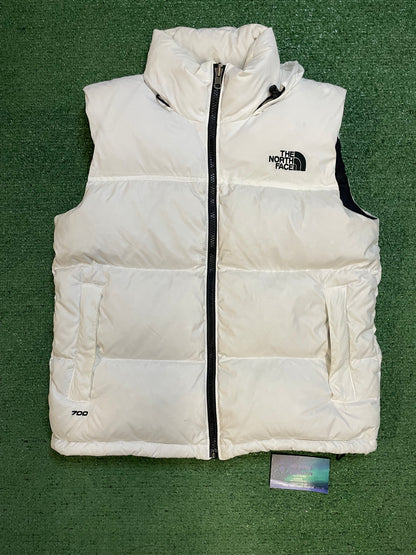 The North Face Nuptse 700 white vest