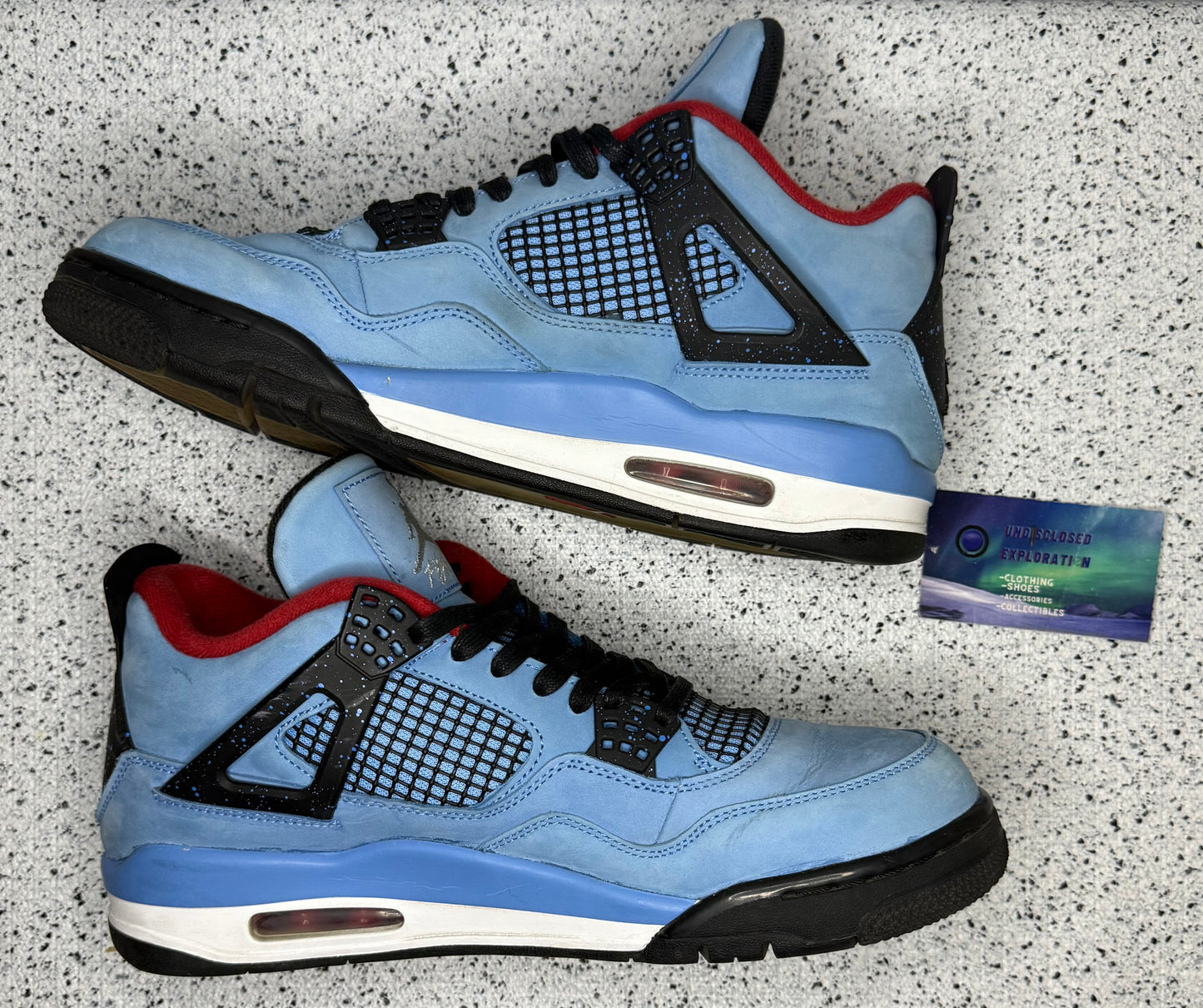 Jordan 4 Travis Scott Cactus Jack 11 Men/12.5 Women “Preowned”
