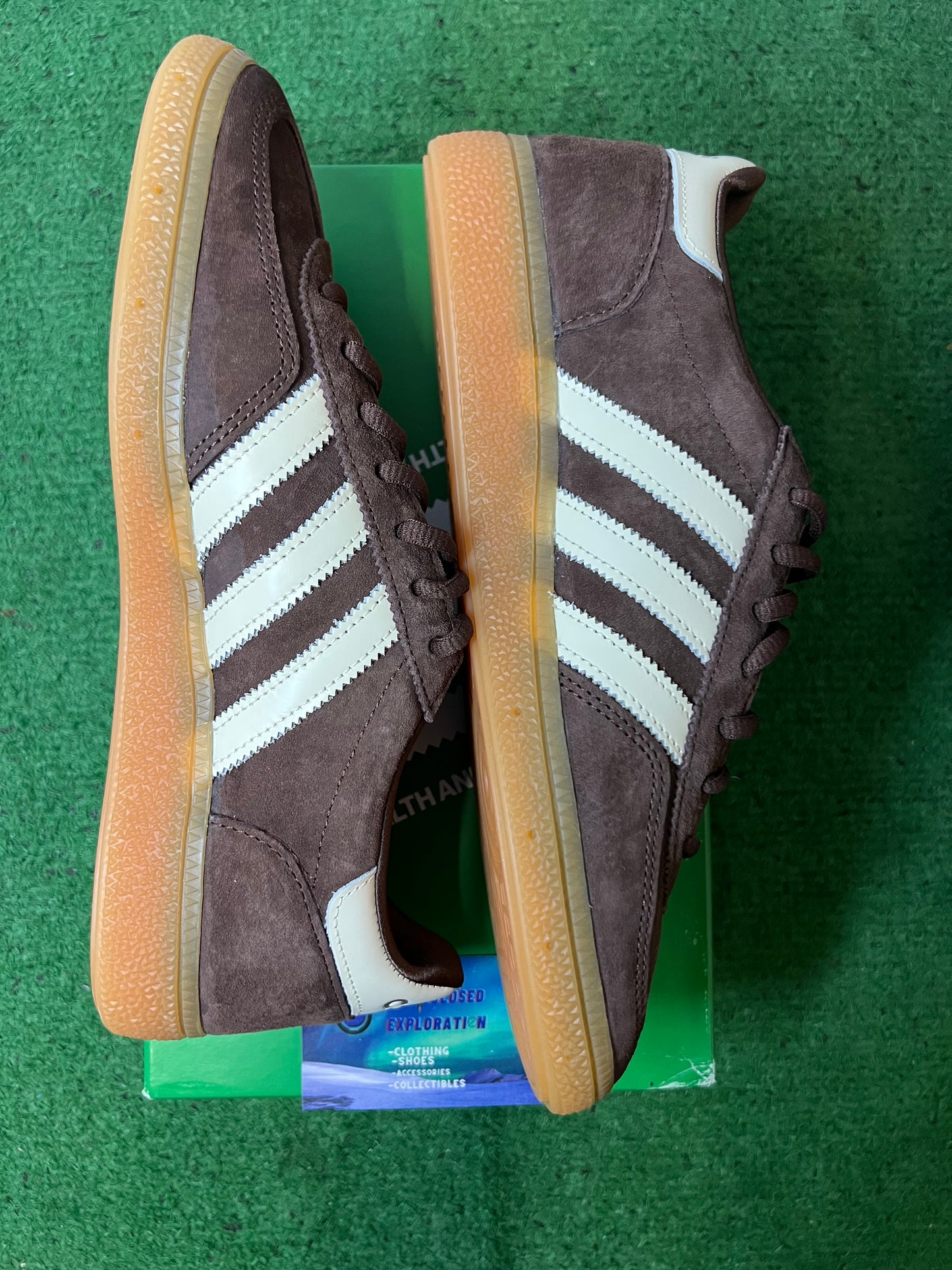 Adidas handball spezial sporty rich brown size 8men/9.5women