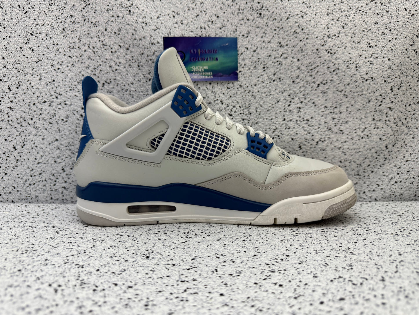 Jordan 4 Military Blue 9 Men/10.5 Women “Preowned”