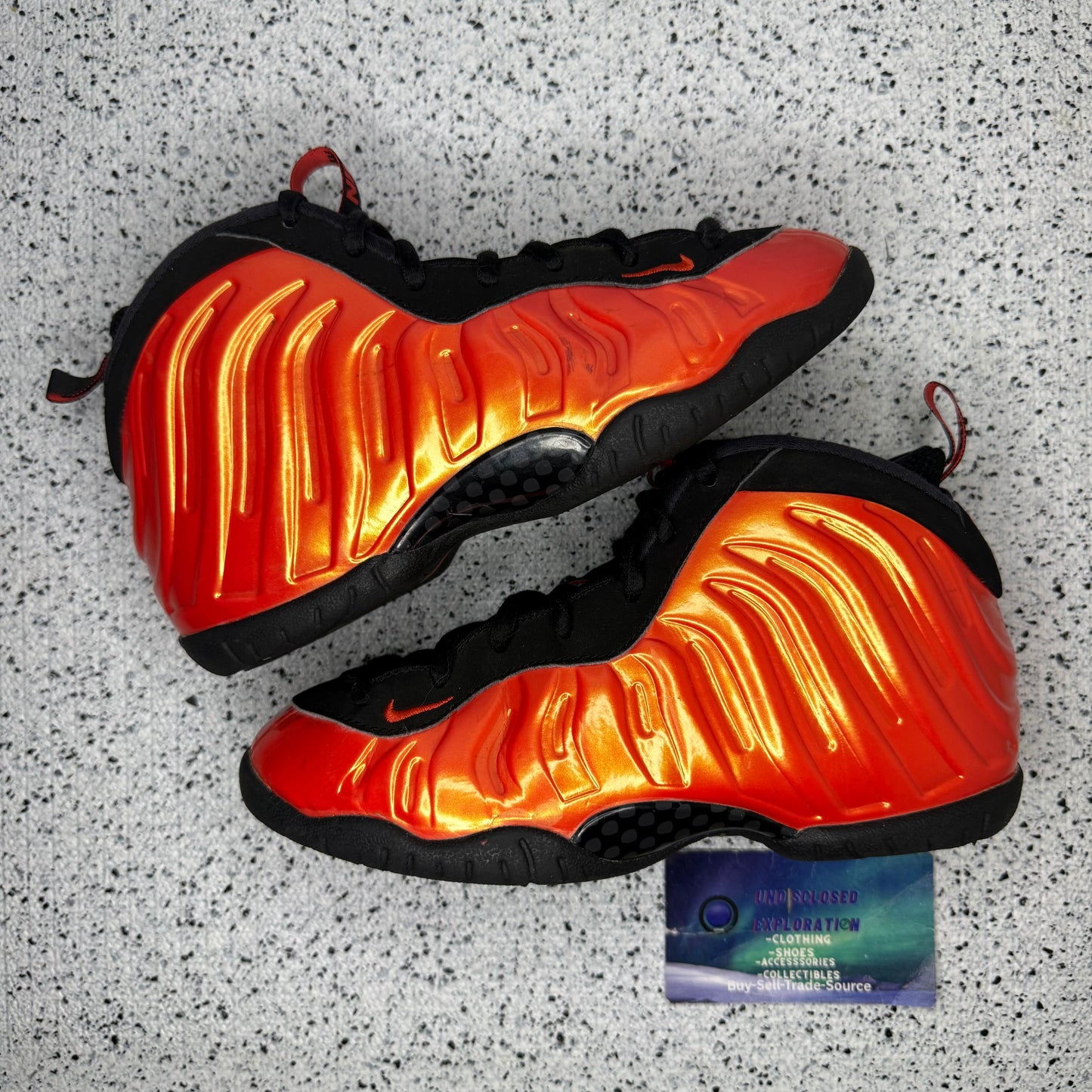 Nike Air Foamposite One Habanero Red 1.5 Youth “Preowned”