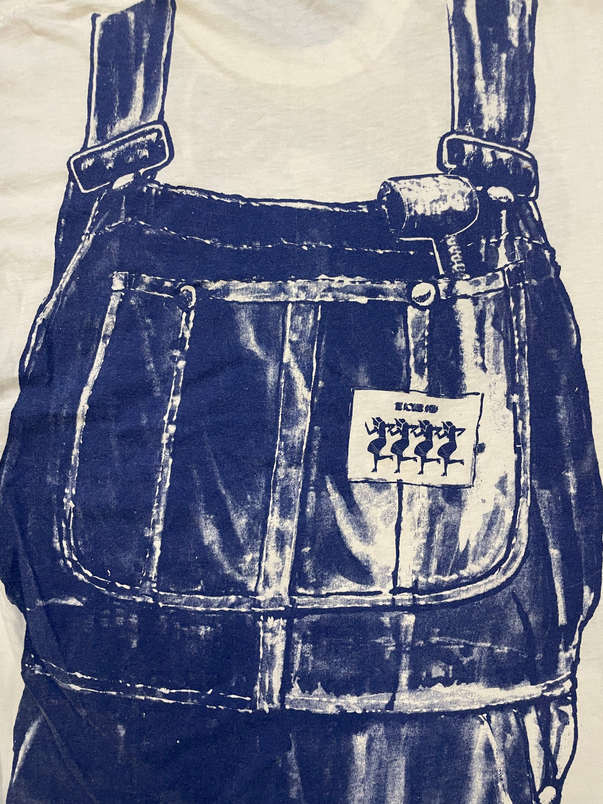 Vintage 1970s pointer sisters tuxedo & overall tee