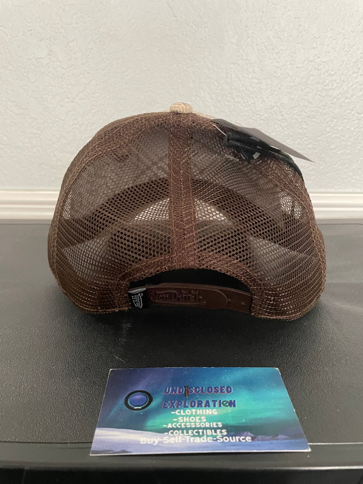 Von Dutch brown snakeskin hat