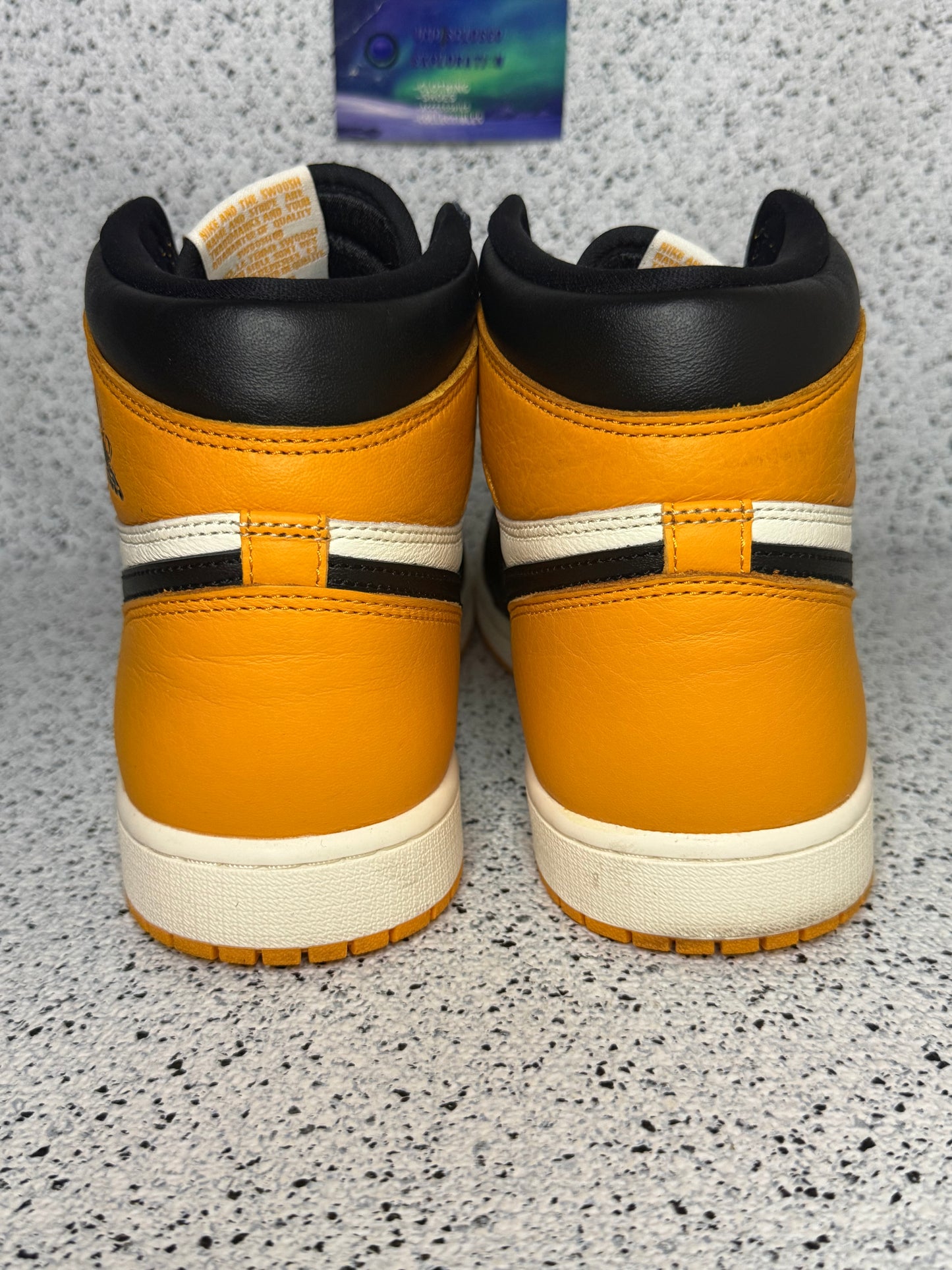 Jordan 1 Yellow Toe Taxi 11 Men/12.5 Women “Preowned”