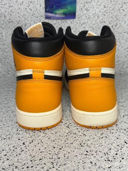Jordan 1 Yellow Toe Taxi 11 Men/12.5 Women “Preowned”