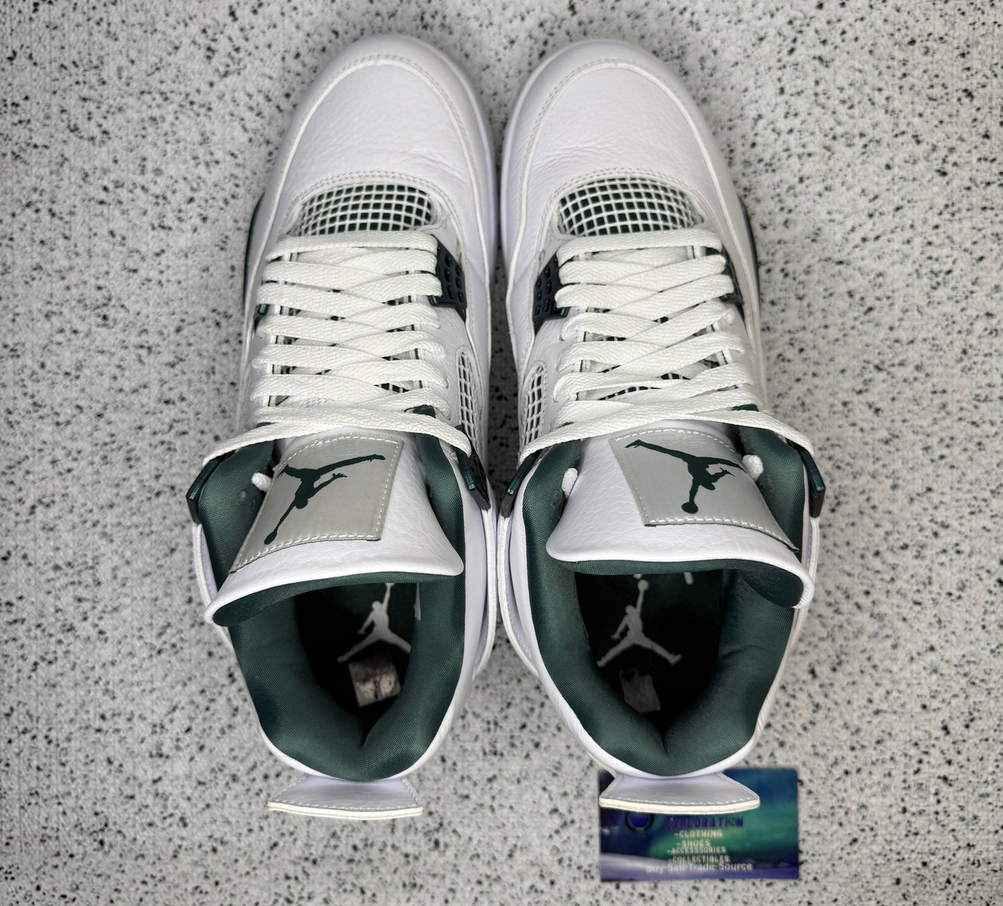 Jordan 4 Oxidized Green 9 Men/10.5 Women “Preowned”