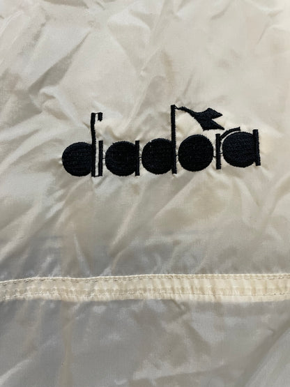 Vintage 1990s Diadora black and white windbreaker jacket
